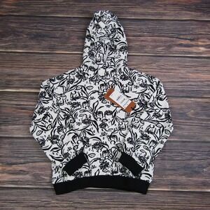 Cristina Martinez NEW NWT Kids Size 7 Black White Hoodie Sweater